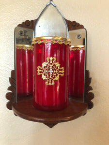 Beautiful Cross 3 Day Candle Holder