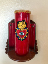 Load image into Gallery viewer, Sacred Heart Protection 7 Day Candle Holder