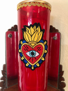 Sacred Heart Protection 7 Day Candle Holder