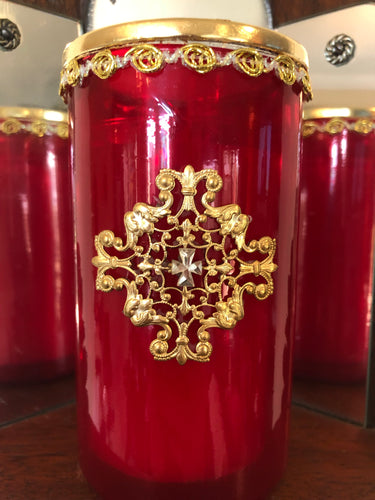 Beautiful Cross 3 Day Candle Holder